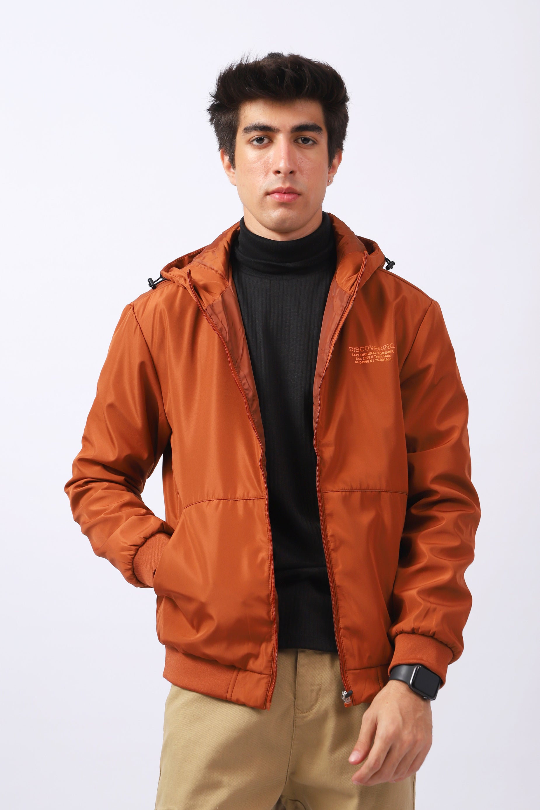 POLYESTER HOODIE JACKET