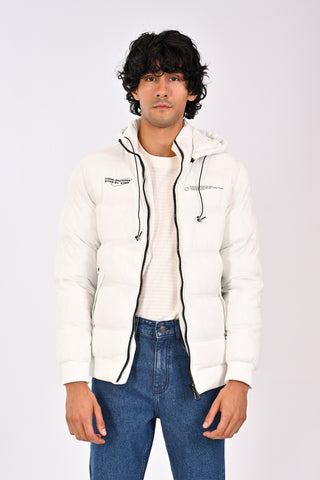 HOODED PUFFER JACKET