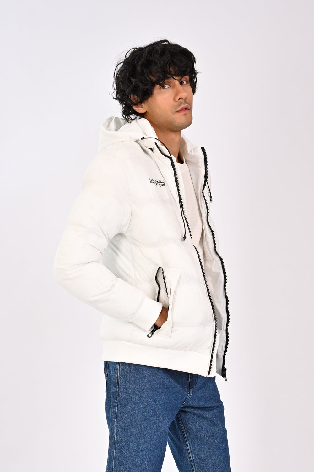 HOODED PUFFER JACKET