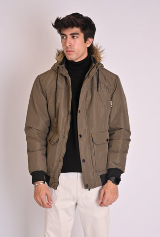 PUFFER JACKET WITH HOOD