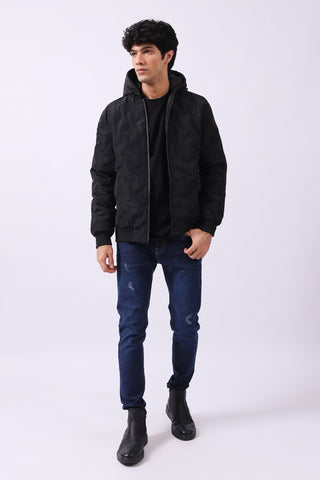 PUFFER HOODED JACKET