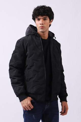 PUFFER HOODED JACKET