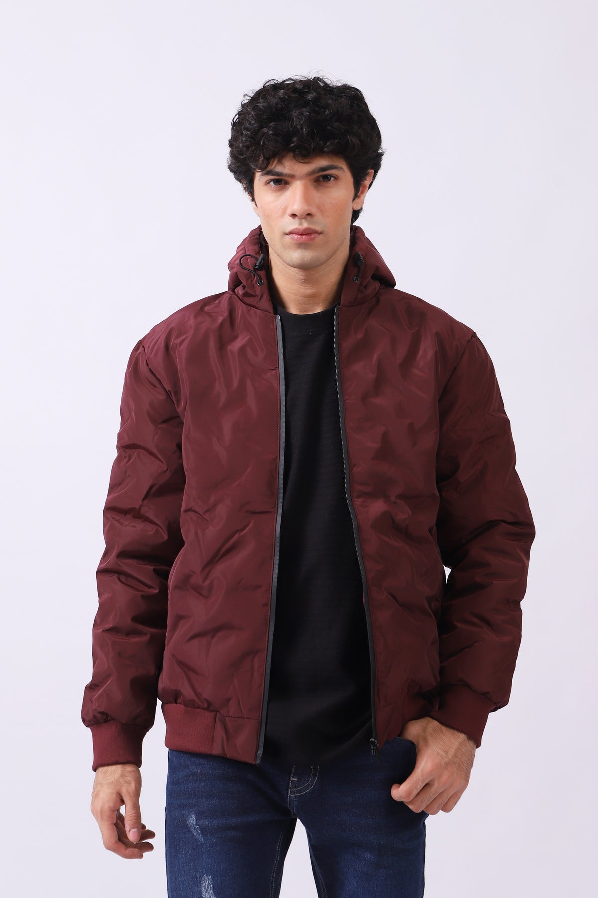 PUFFER HOODED JACKET