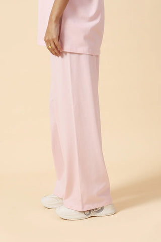 BASIC WIDE LEG TROUSERS