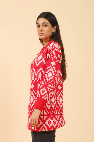 PATTERNED JUMPER DRESS