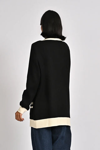 CASHMERE HAND-FEEL CARDIGAN