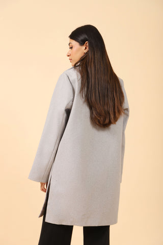 COAT WITH SIDE SLITS