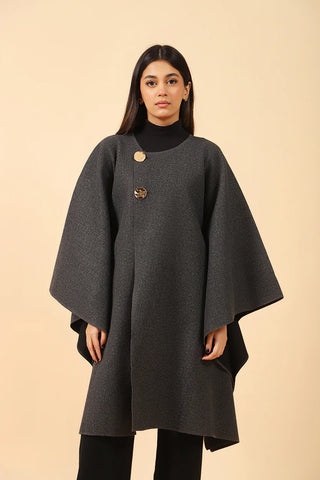 CAPE WITH FANCY BUTTONS