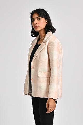 COAT WITH SLANT POCKET